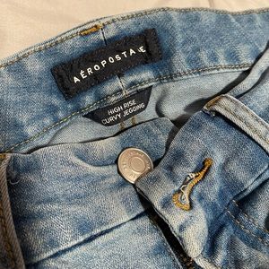 Aeropostale Curvy High Rise Jeggings
